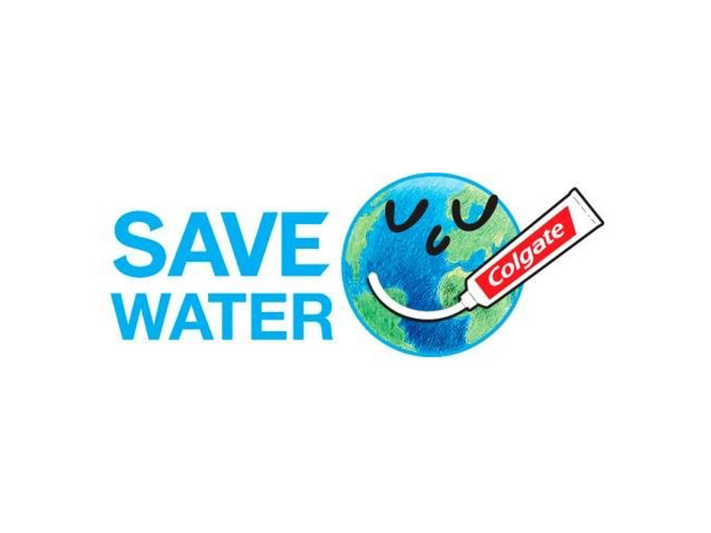 colgate - save water
