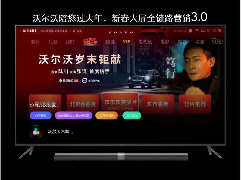 沃尔沃陪您过大年,新春大屏全链路营销3.0