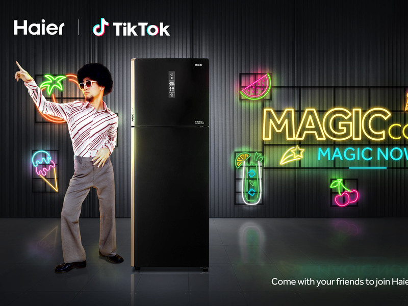 Haier 东南亚五国 Tiktok冰箱挑战赛 Magic cooling Magic Now